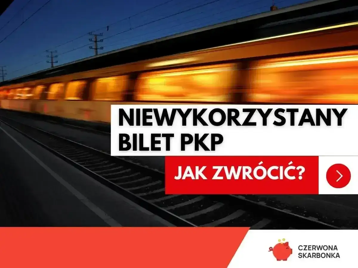 Niewykorzystany bilet PKP? Dowiedz się, jak dokonać zwrotu online. Pociąg w ruchu.