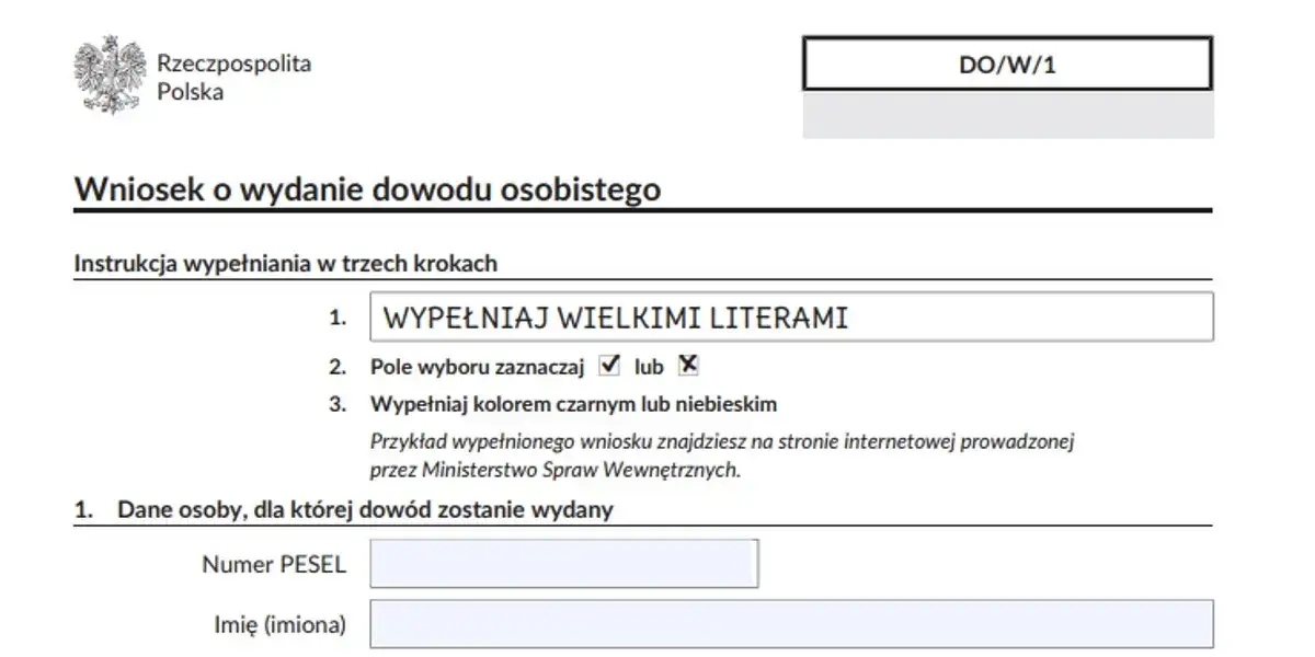 osoba składająca wniosek w urzędzie