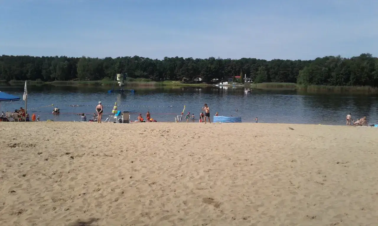 Jezioro Turawskie plaża średnie