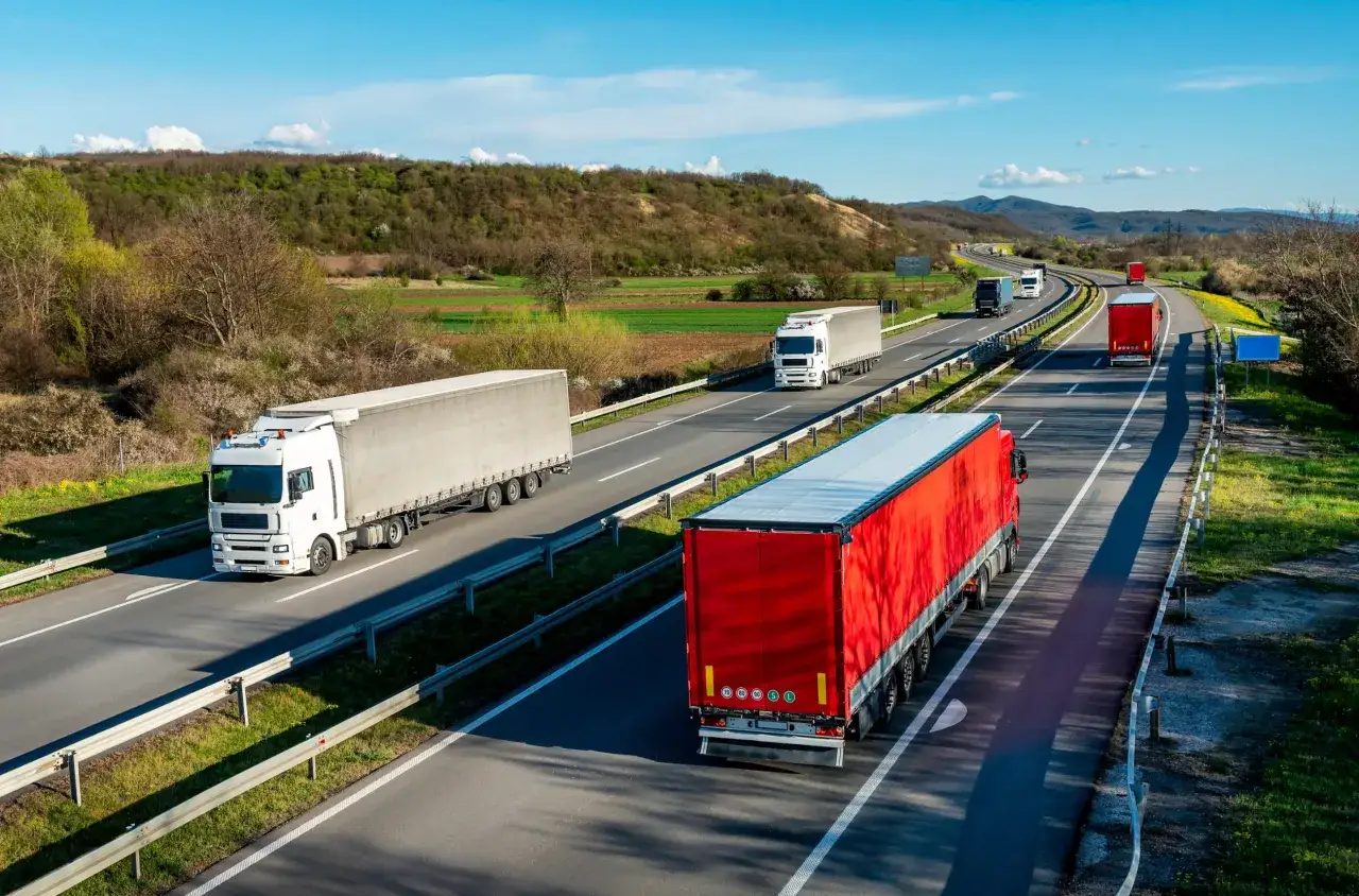 Branża TSL spedycja logistyka mapa