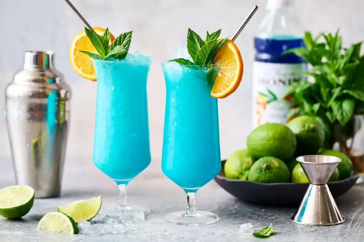 mocktaile blue curacao