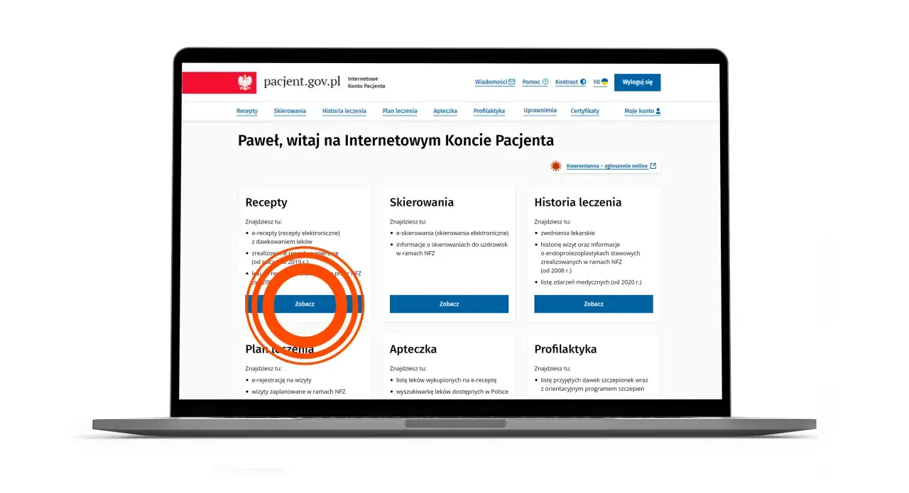 internetowe konto pacjenta e-recepty