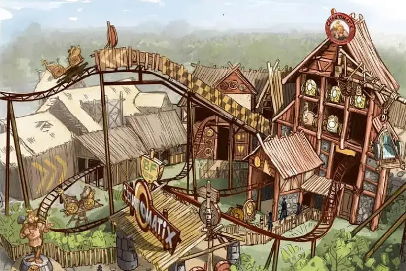 Parc Astérix Cétautomatix concept art