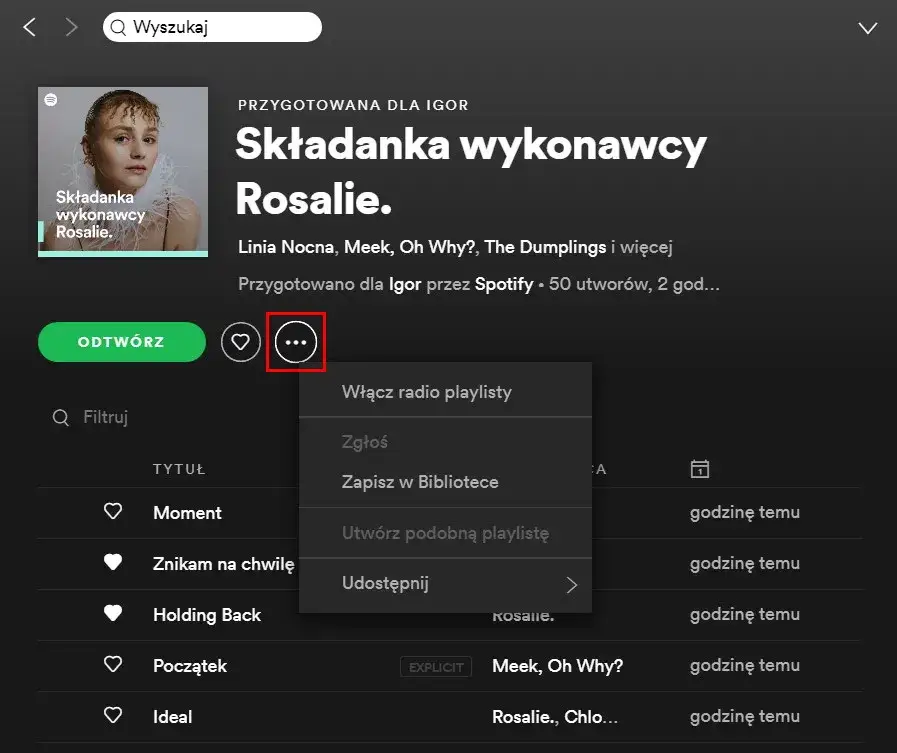 Zdjęcie Jak zrobić playlistę na Spotify – proste kroki dla początkujących i nie tylko