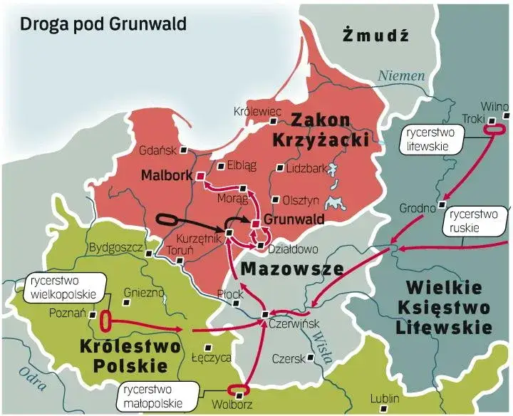 Zdjęcie Gdzie dokładnie leży Grunwald na mapie Polski? Sprawdź lokalizację i historię!