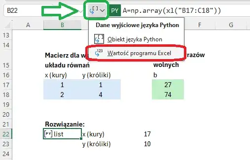 Zdjęcie Jak rozwiązać układ równań w Excelu bez zbędnych trudności