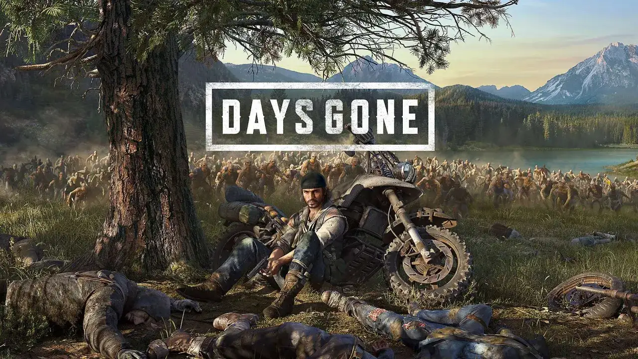 Days Gone: Deacon z motocyklem otoczony przez hordę zombie. Sprawdź wymagania gry, by przetrwać.