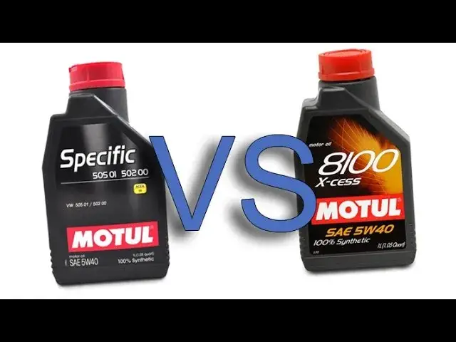 Porównanie olejów Motul Specific 504 00 507 00 vs 8100 X-clean+