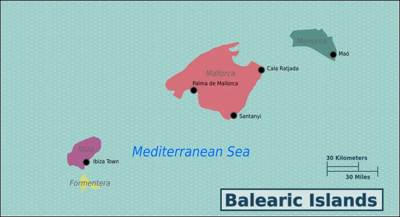 Baleary jakie wyspy: Majorka, Minorka, Ibiza i Formentera na Morzu Śródziemnym.