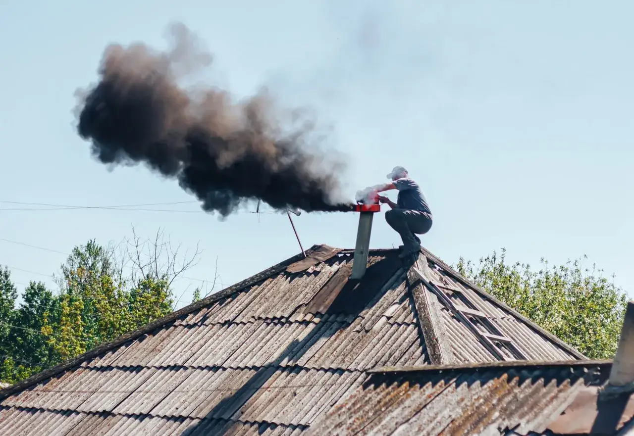Zagrożenia zaniedbanego komina i rury dymowej