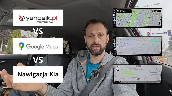 porównanie map waze yanosik