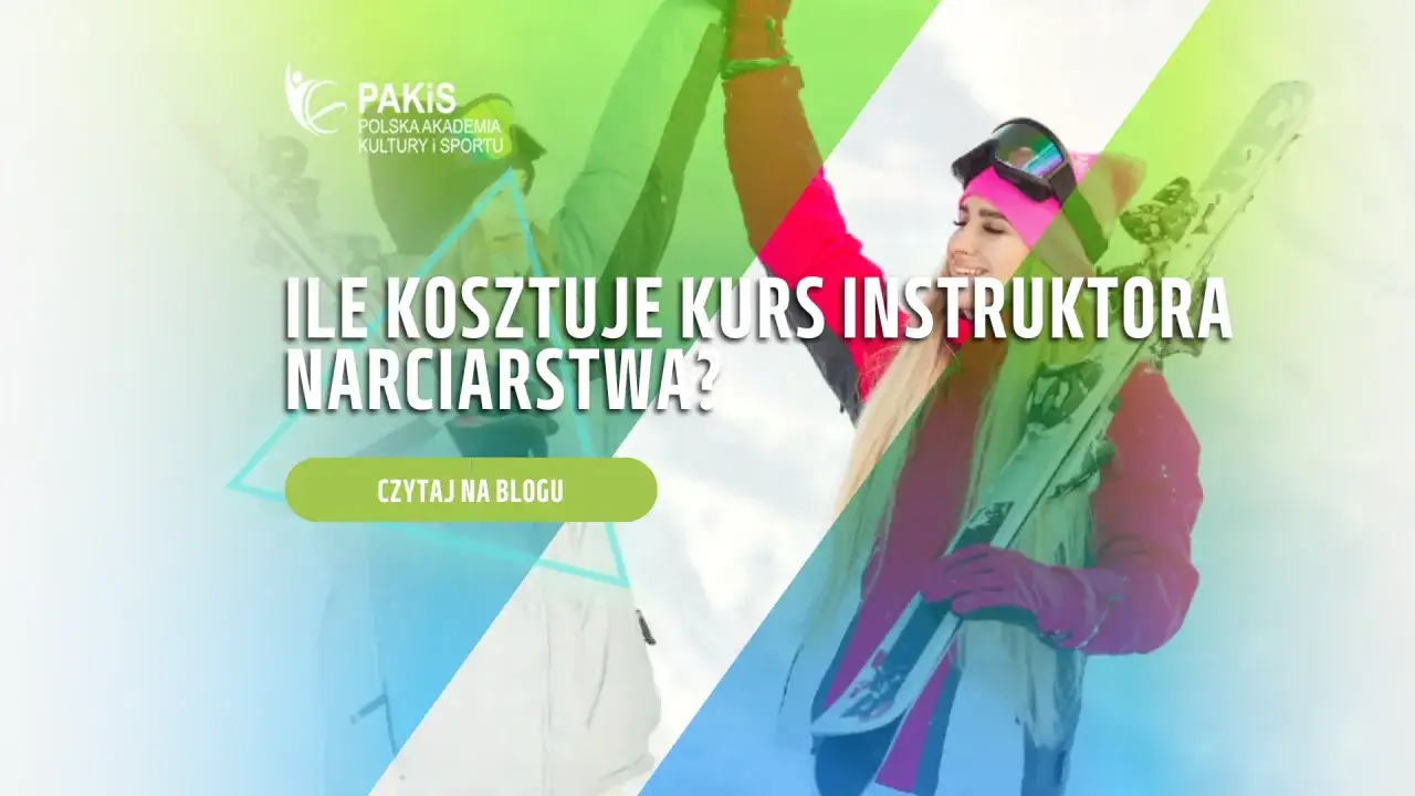 Dowiedz się, ile kosztuje kurs na instruktora narciarstwa. Młoda kobieta w stroju narciarskim z nartami.