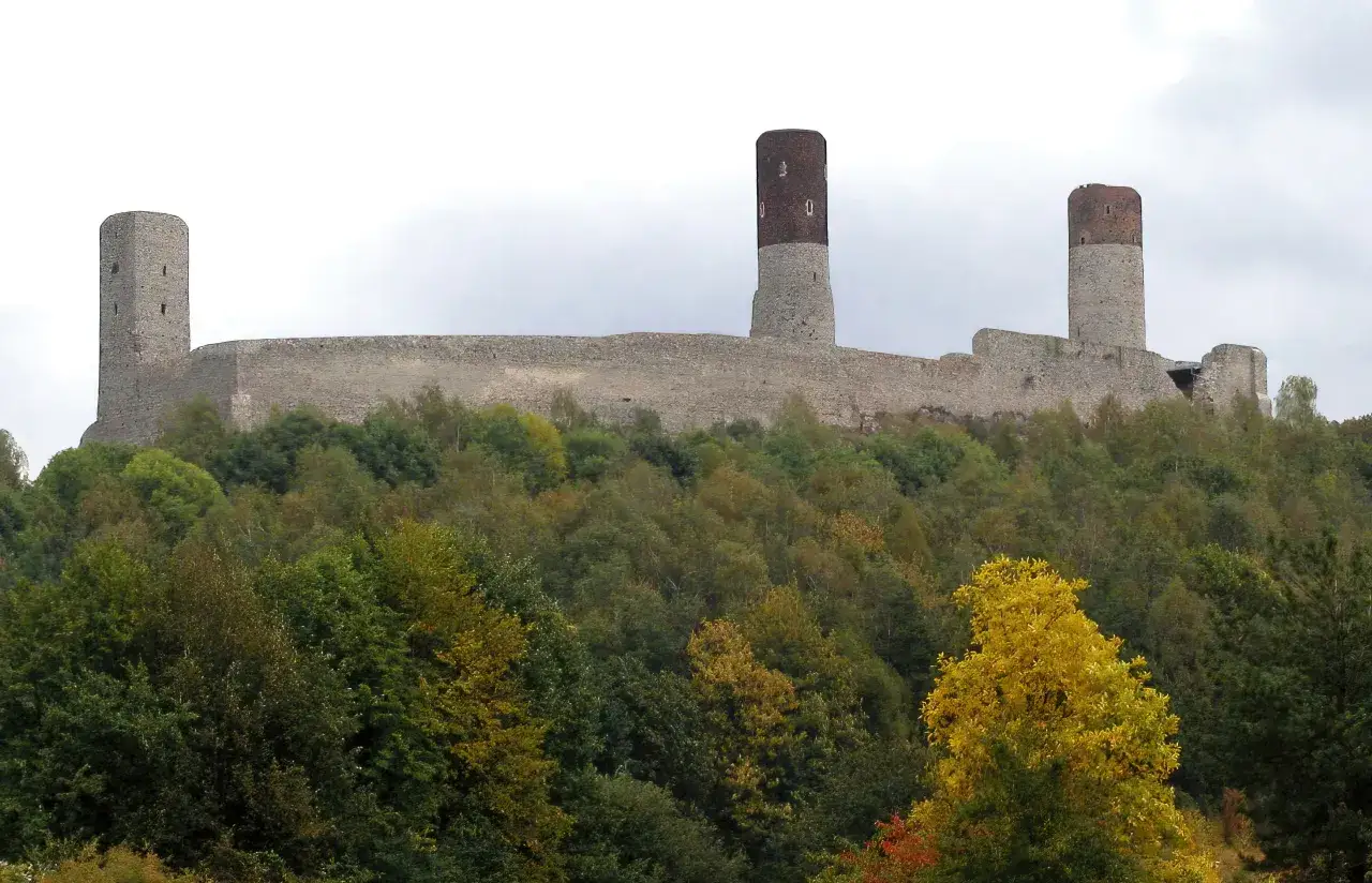 Zamek w Chęcinach panorama