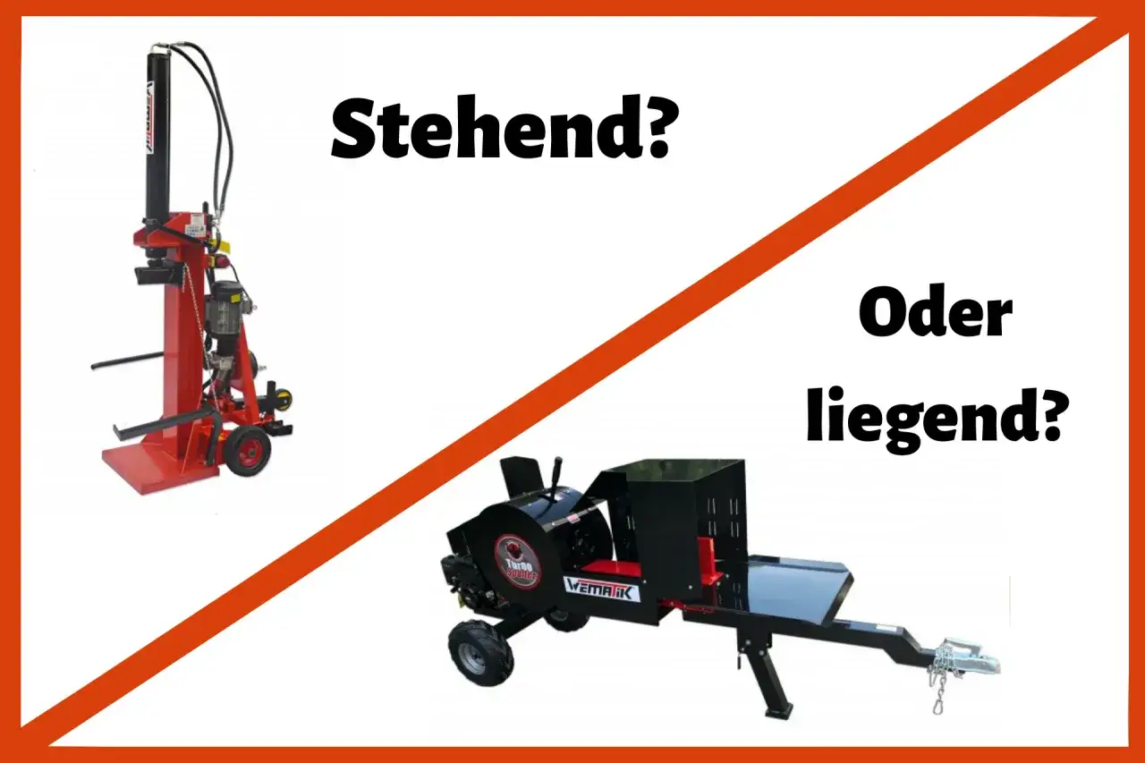 Stehender oder liegender Holzspalter? Finden Sie das passende Angebot f&uuml;r Ihren Bedarf.