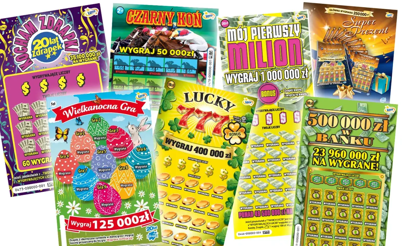 Kolekcja zdrapek Lotto: 