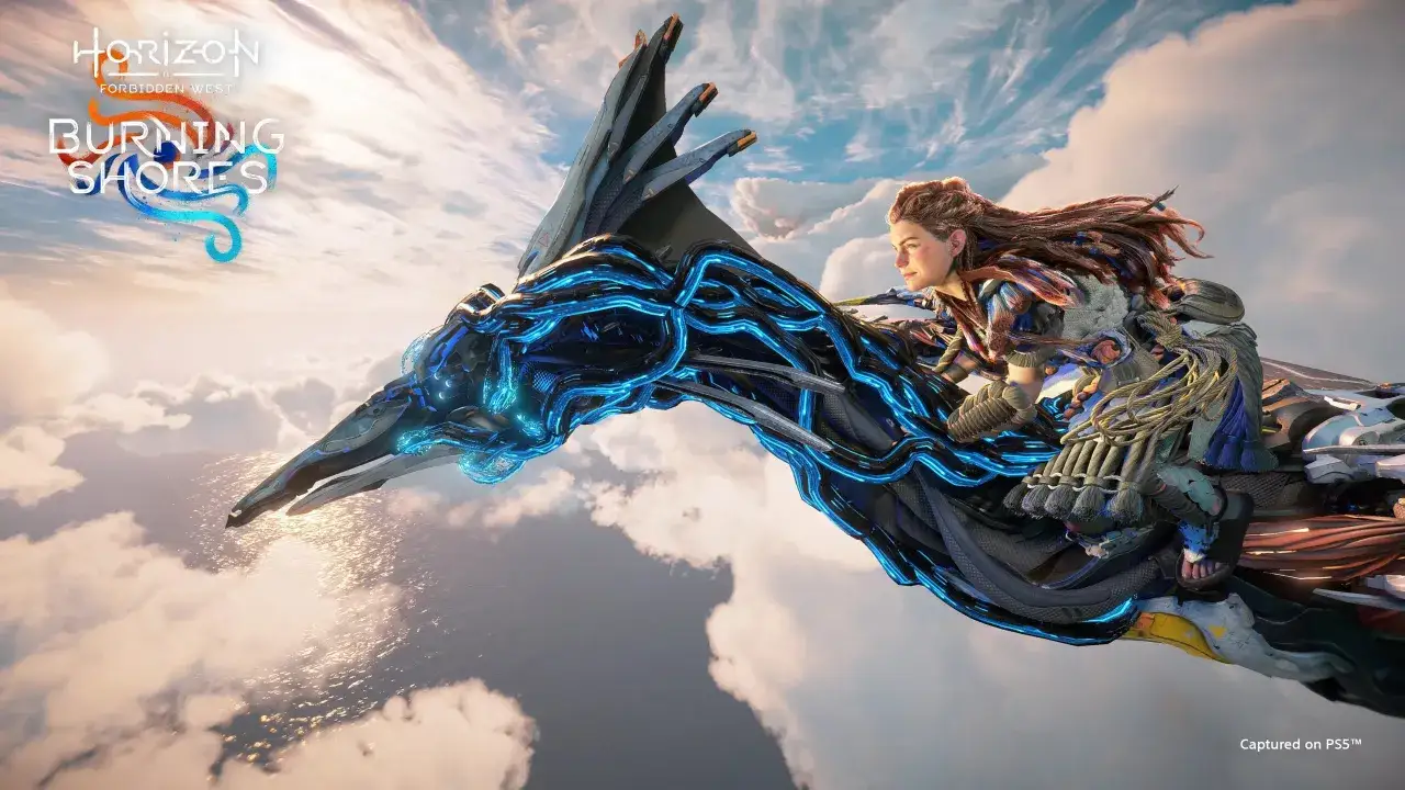 Aloy leci na latającym stworzeniu z niebieskimi neonami. To Horizon 3, kiedy?