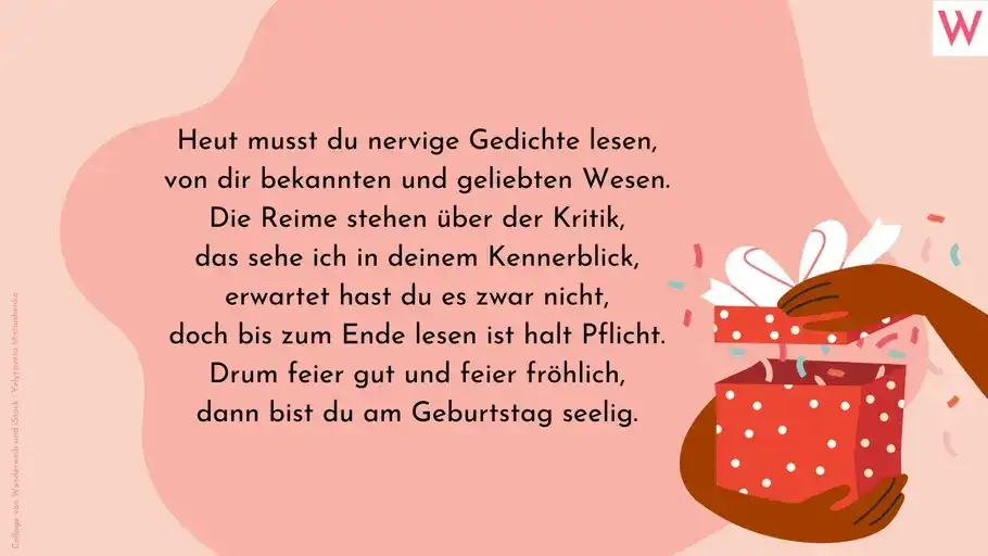 Vielfältige Geburtstagsgedichte Kategorien Überblick