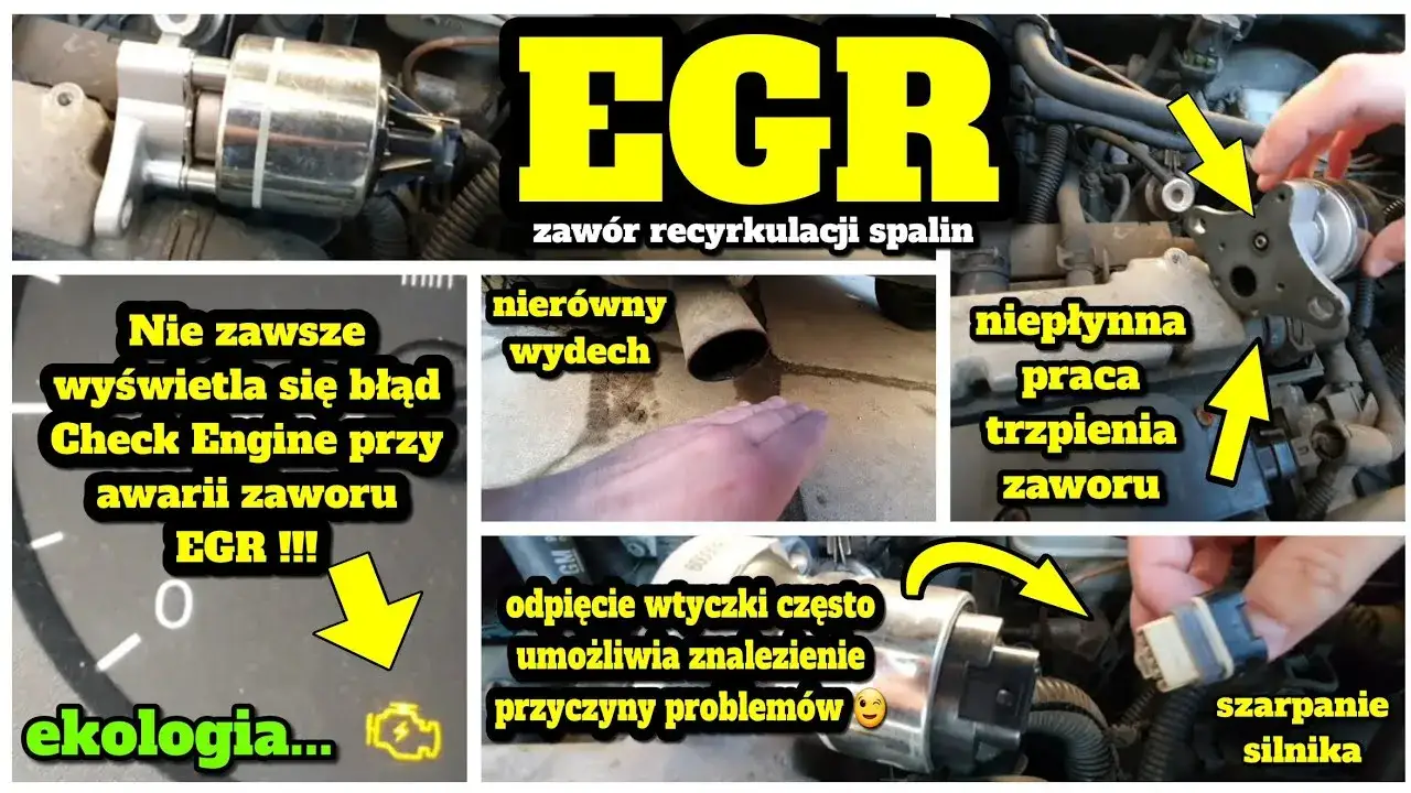 zapchany zaw&oacute;r EGR objawy