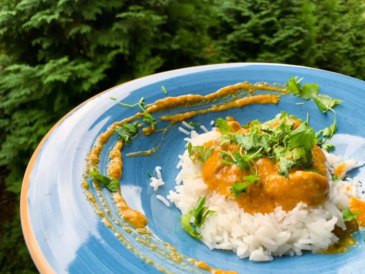ryż basmati sypki, indyjskie curry z ryżem