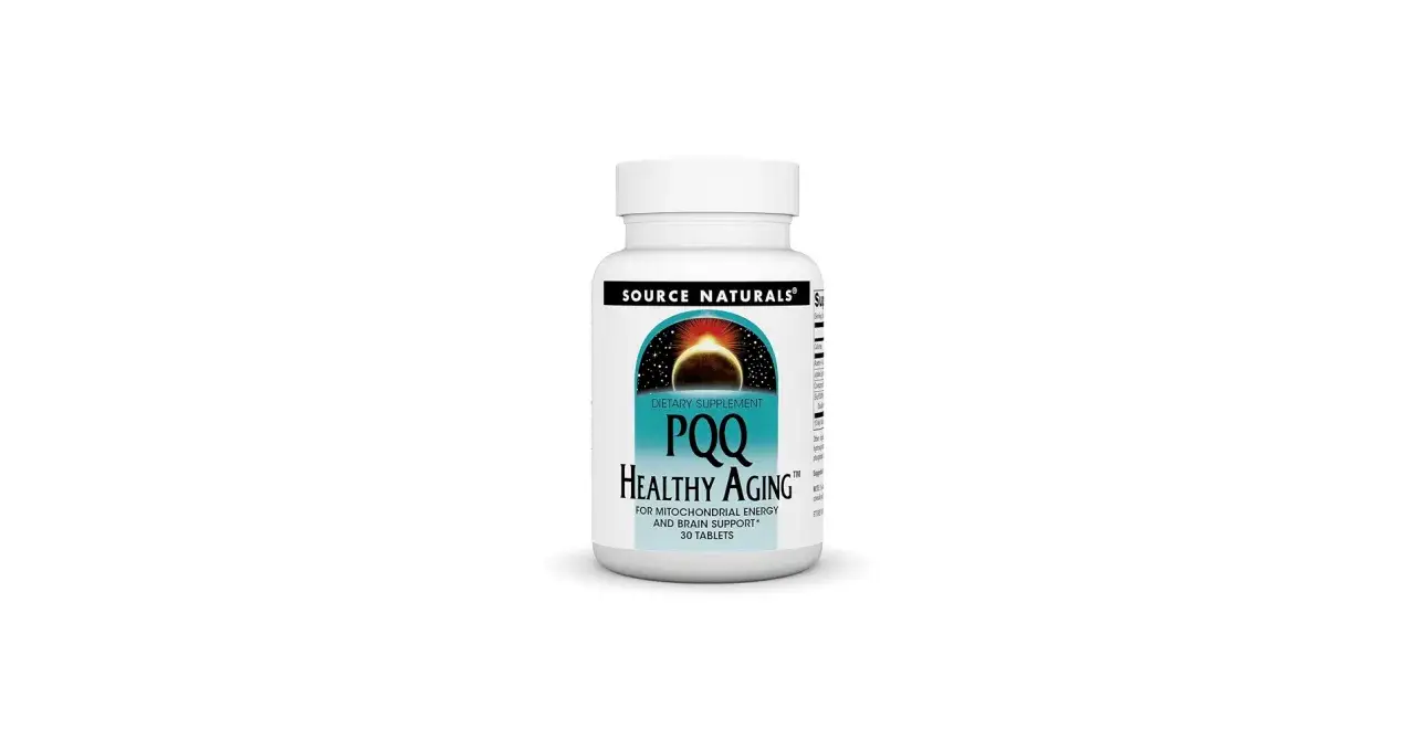 Source Naturals PQQ Healthy Aging: Was ist PQQ? Dieses Nahrungsergänzungsmittel unterstützt mitochondriale Energie und Gehirnfunktion. 30 Tabletten.