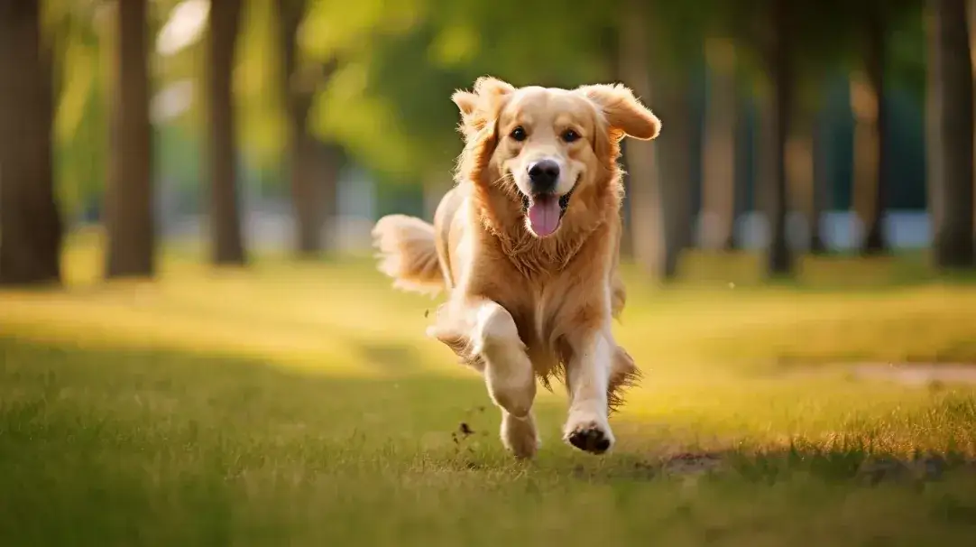 Golden Retriever szczeniak dorosły senior aktywność