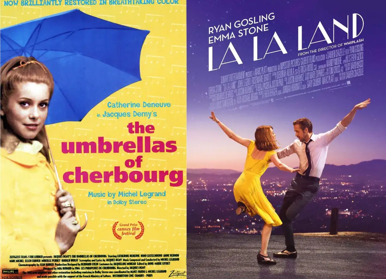 La La Land inspiracja Parasolki z Cherbourga