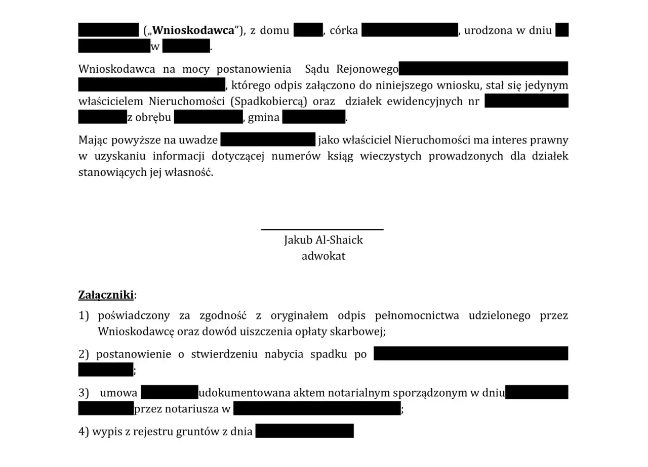 odpis księgi wieczystej online vs sąd