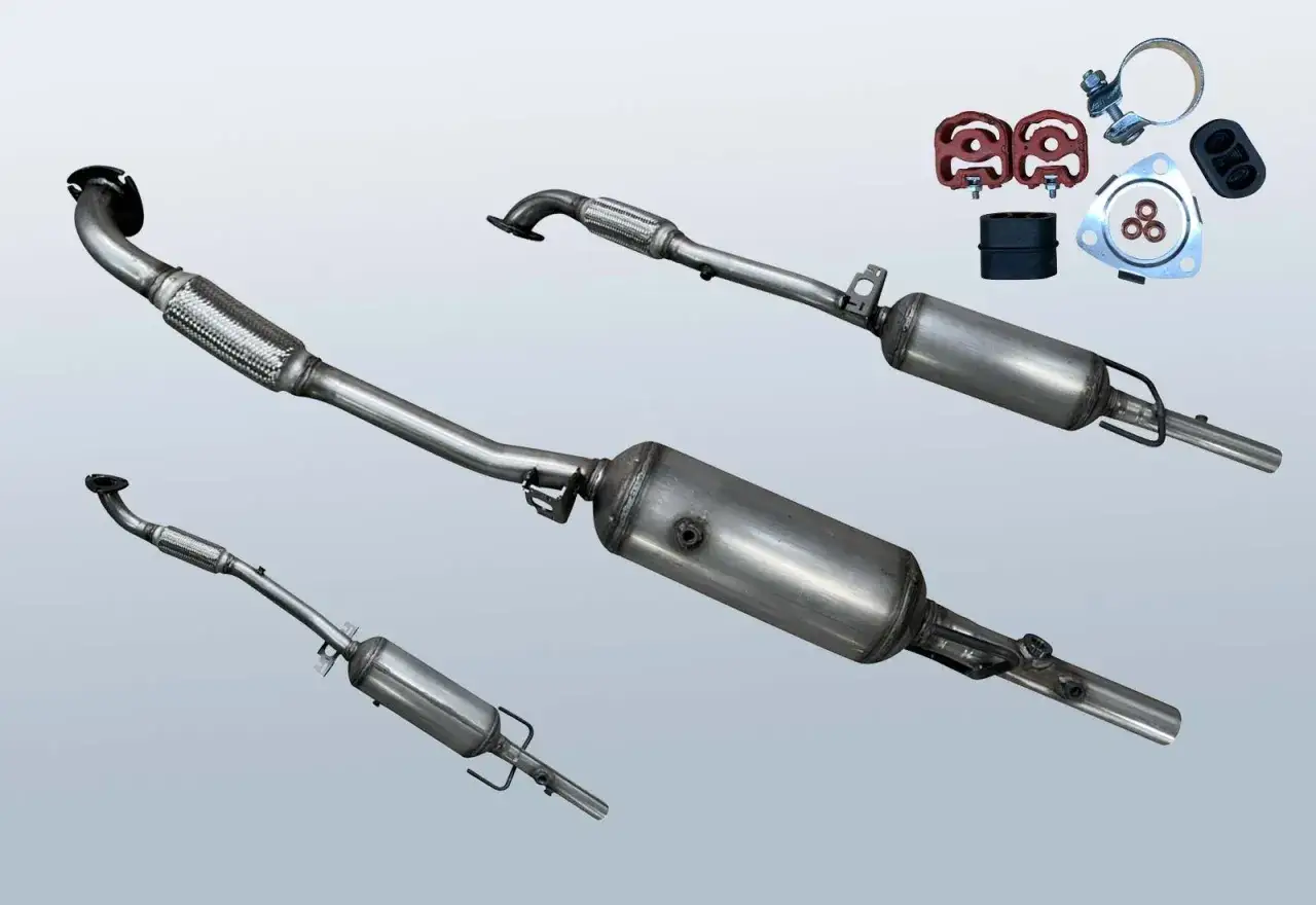 Opel Zafira B DPF location