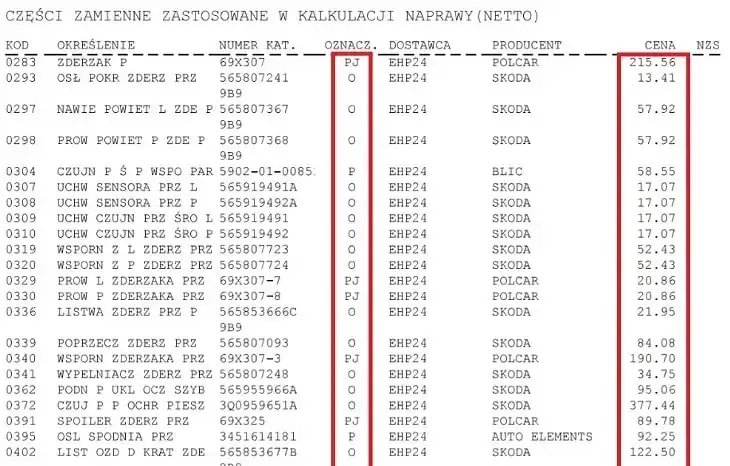 ac kosztorys vs warsztat por&oacute;wnanie