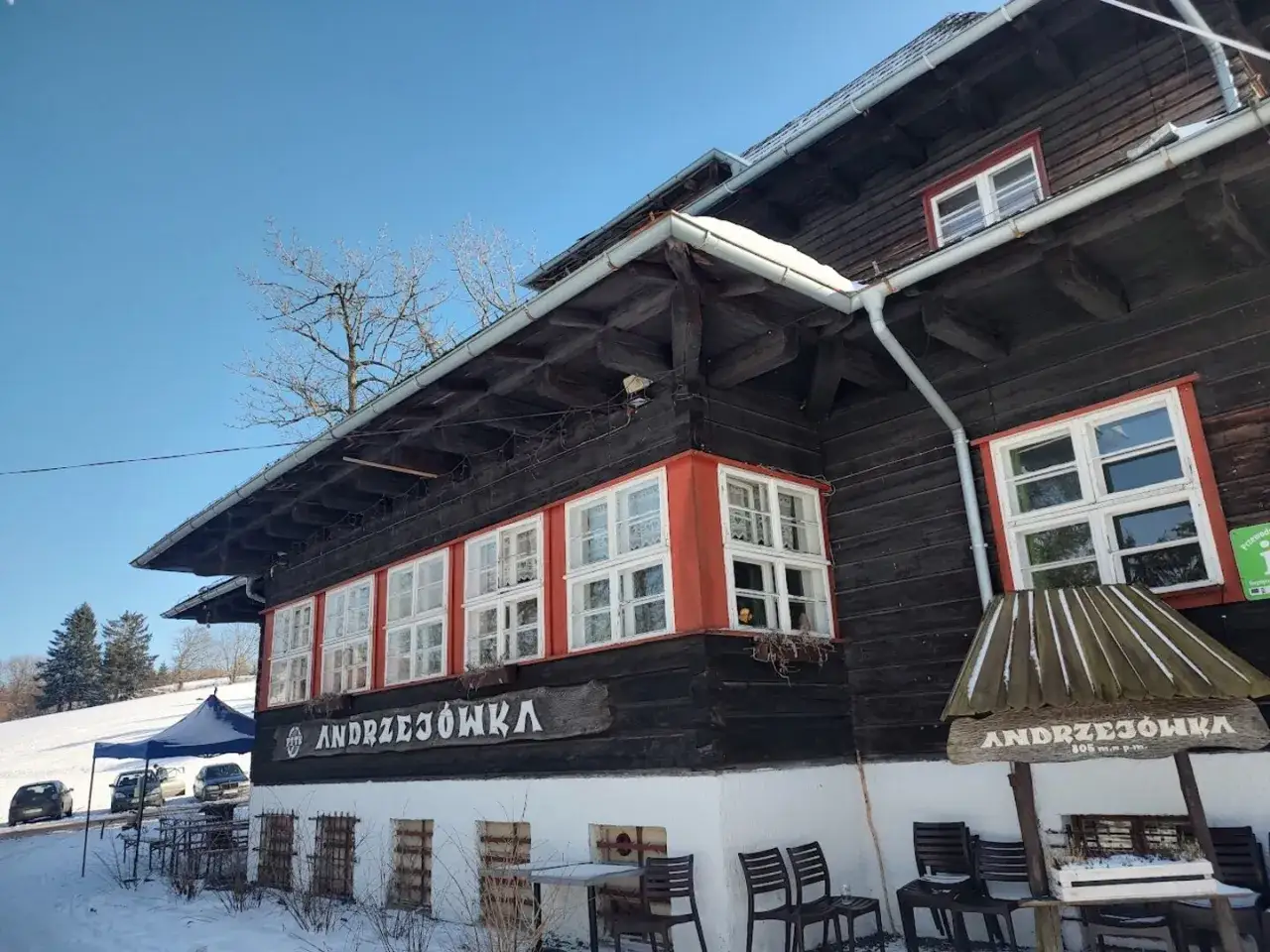 Schronisko PTTK Andrzejówka widok