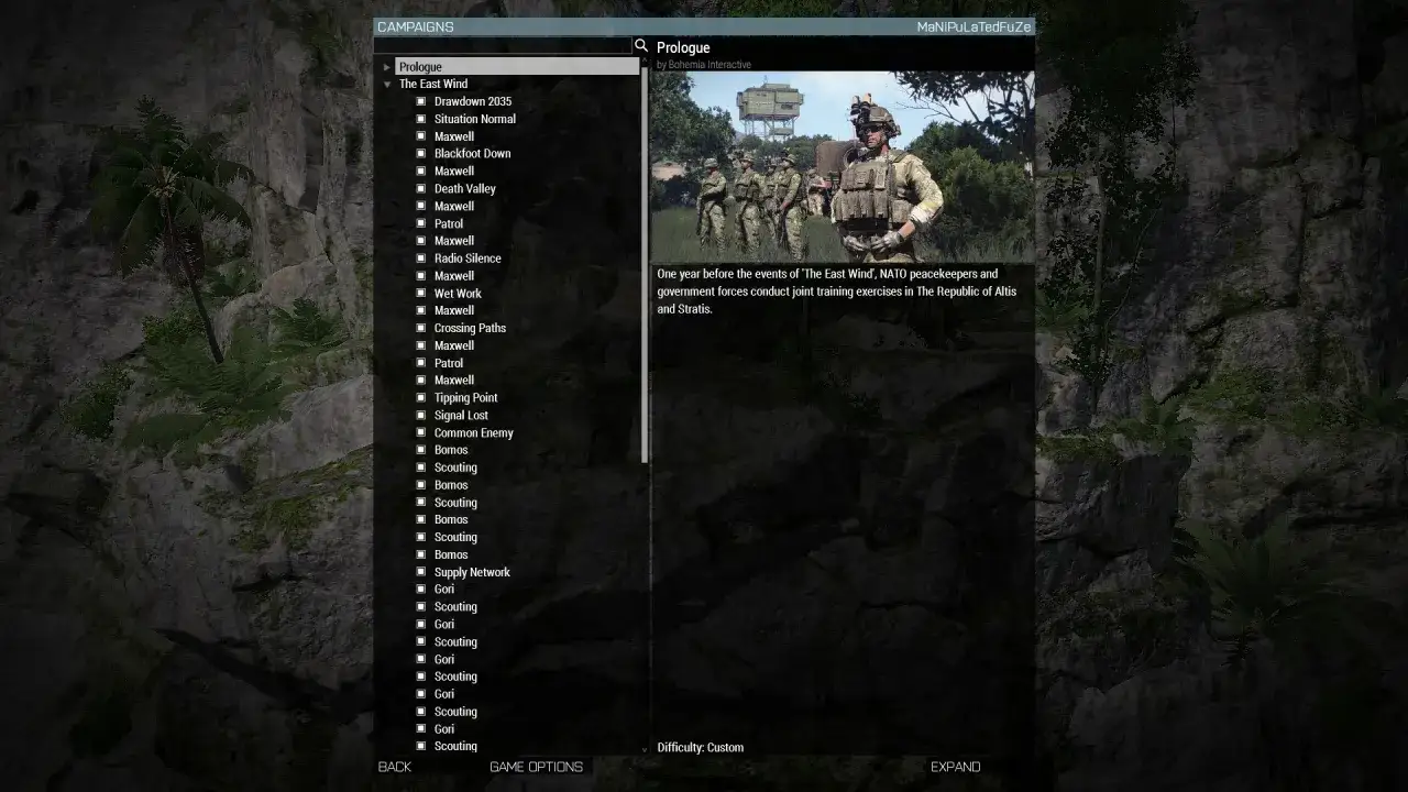 Arma 3 East Wind campaign
