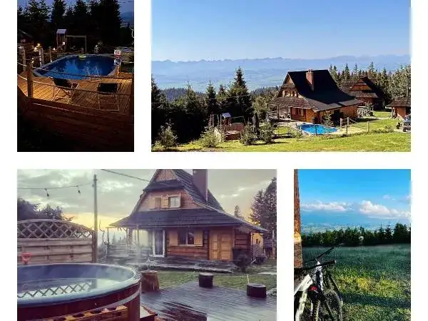 Bacówka u Dudka balia basen widok na góry