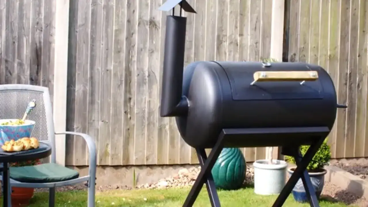grill z beczki DIY
