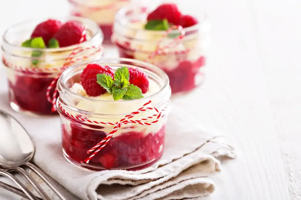 Mascarpone Himbeer Dessert Zutaten