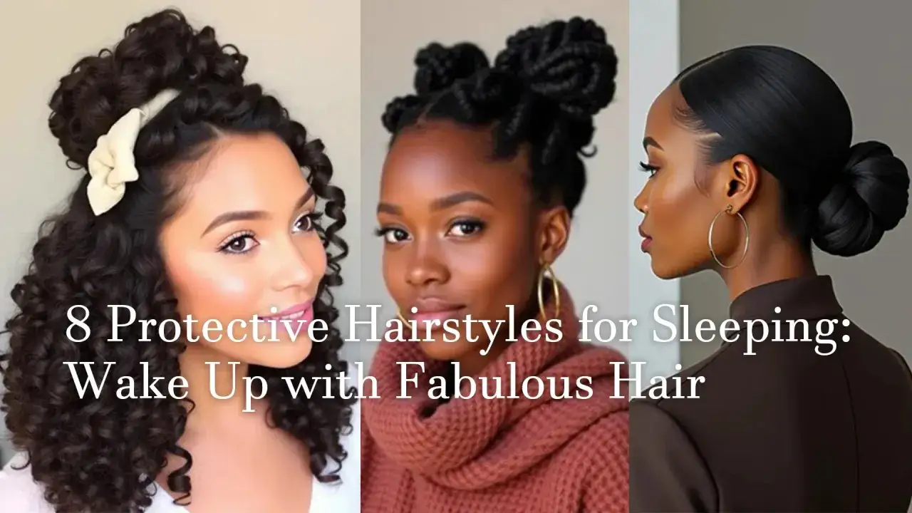 Descubre si es mejor dormir con el pelo suelto o recogido con estas 8 peinados protectores para despertar fabulosa.