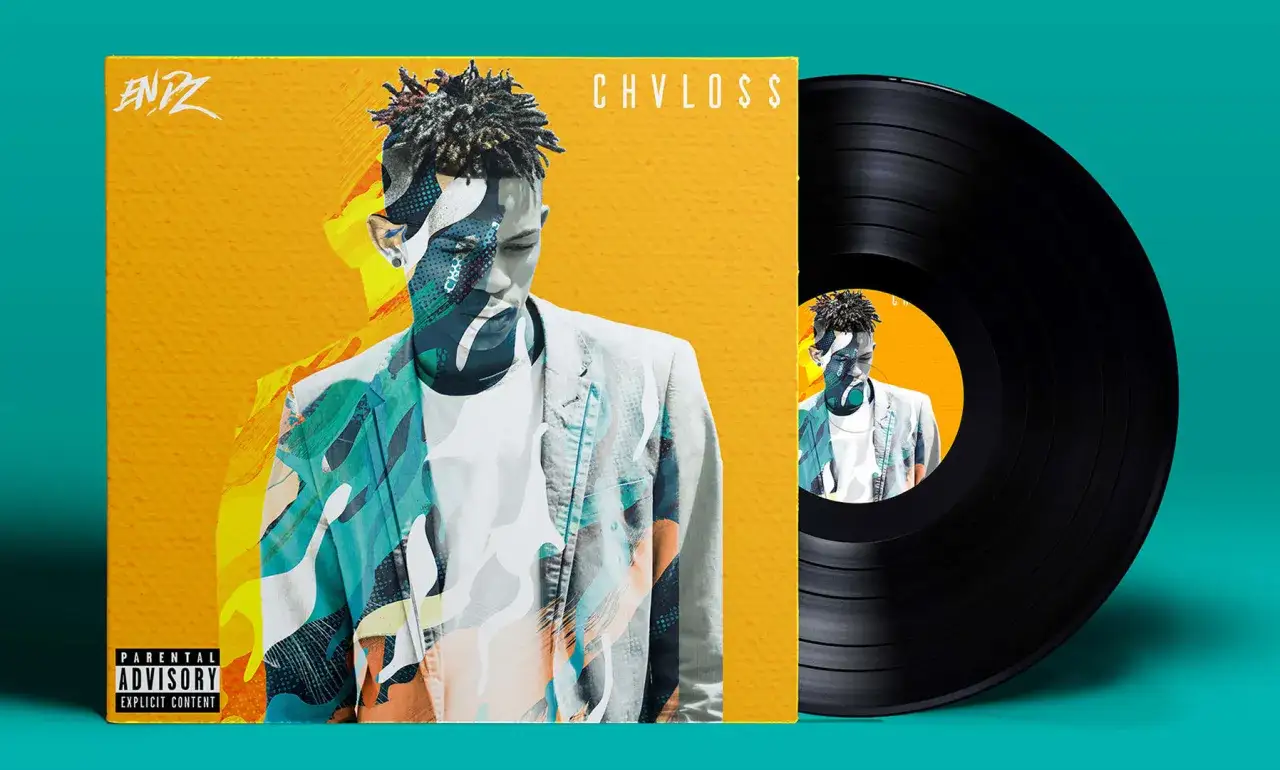 Pochette d'album et vinyle pour 