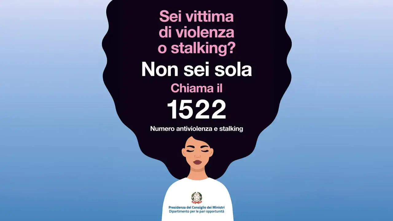 Sei vittima di violenza o stalking? Non sei sola. Chiama il 1522, numero antiviolenza e stalking. Articoli su violenza di genere e supporto.