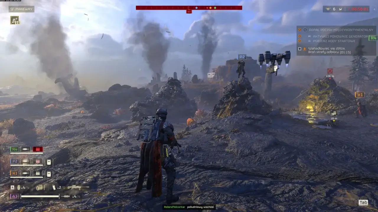 Gracz w grze akcji, przygotowuje się do walki w postapokaliptycznym świecie. To jedne z najlepszych gier multiplayer.
