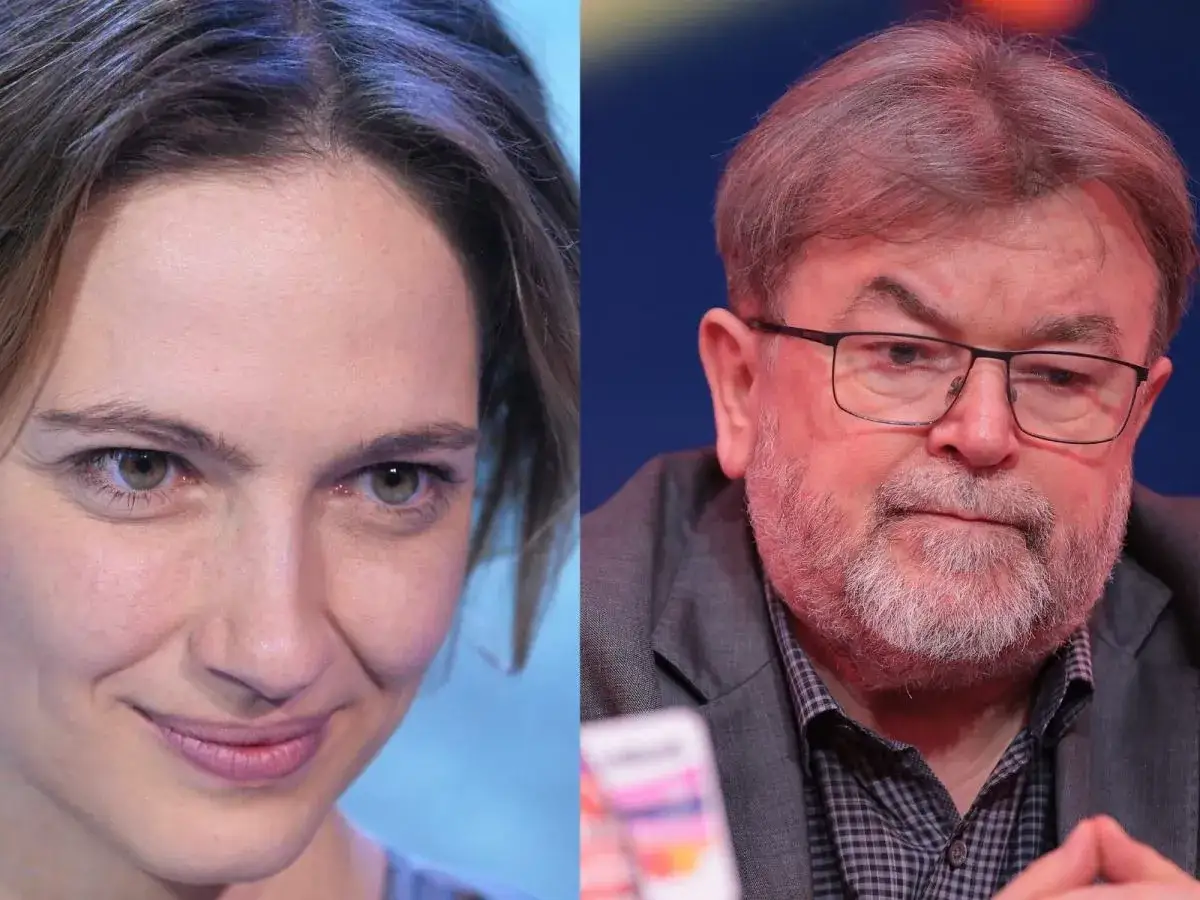 Zbliżenie na twarz kobiety i mężczyzny. Czy to Miszczak z żoną?