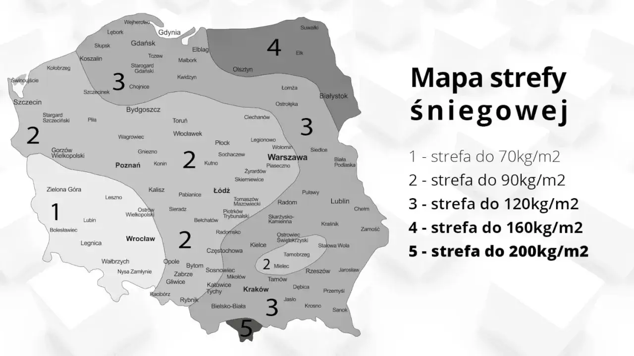Mapa warunków śniegowych w polskich górach