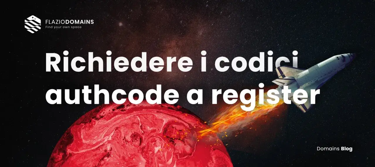 Richiedere i codici authcode a register: il significato di questo processo è fondamentale per chiunque voglia gestire il proprio spazio online.