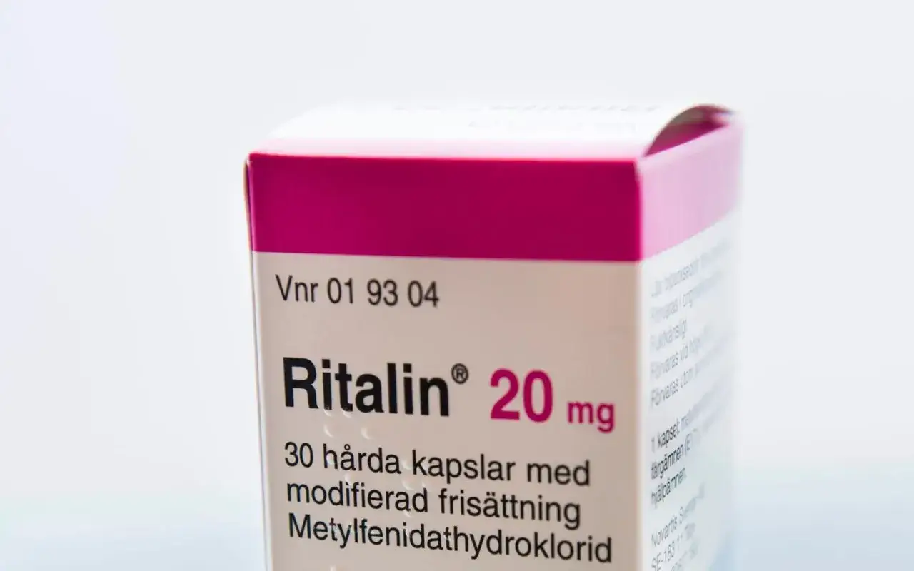 Ritalin 20 mg, 30 kapslar. Medicin f&ouml;r barn med adhd.