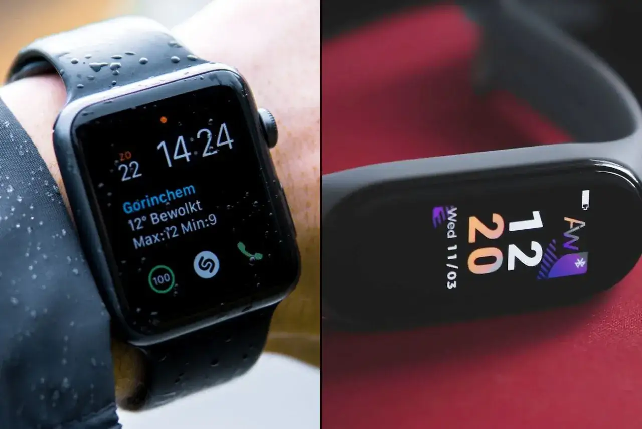 Porównanie smartwatcha i smartbanda męskiego