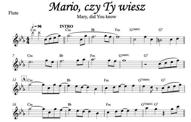 Legalne nuty Mario czy Ty wiesz PDF