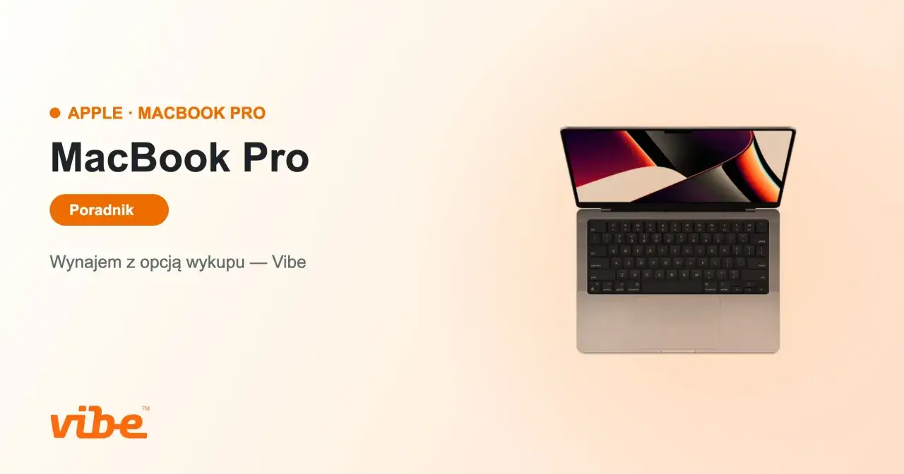 Elegancki MacBook Pro 16 z podświetlaną klawiaturą, idealny do pracy i rozrywki. Poradnik wynajmu z opcją wykupu.