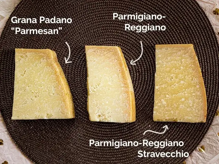 Grana Padano i Parmigiano Reggiano por&oacute;wnanie
