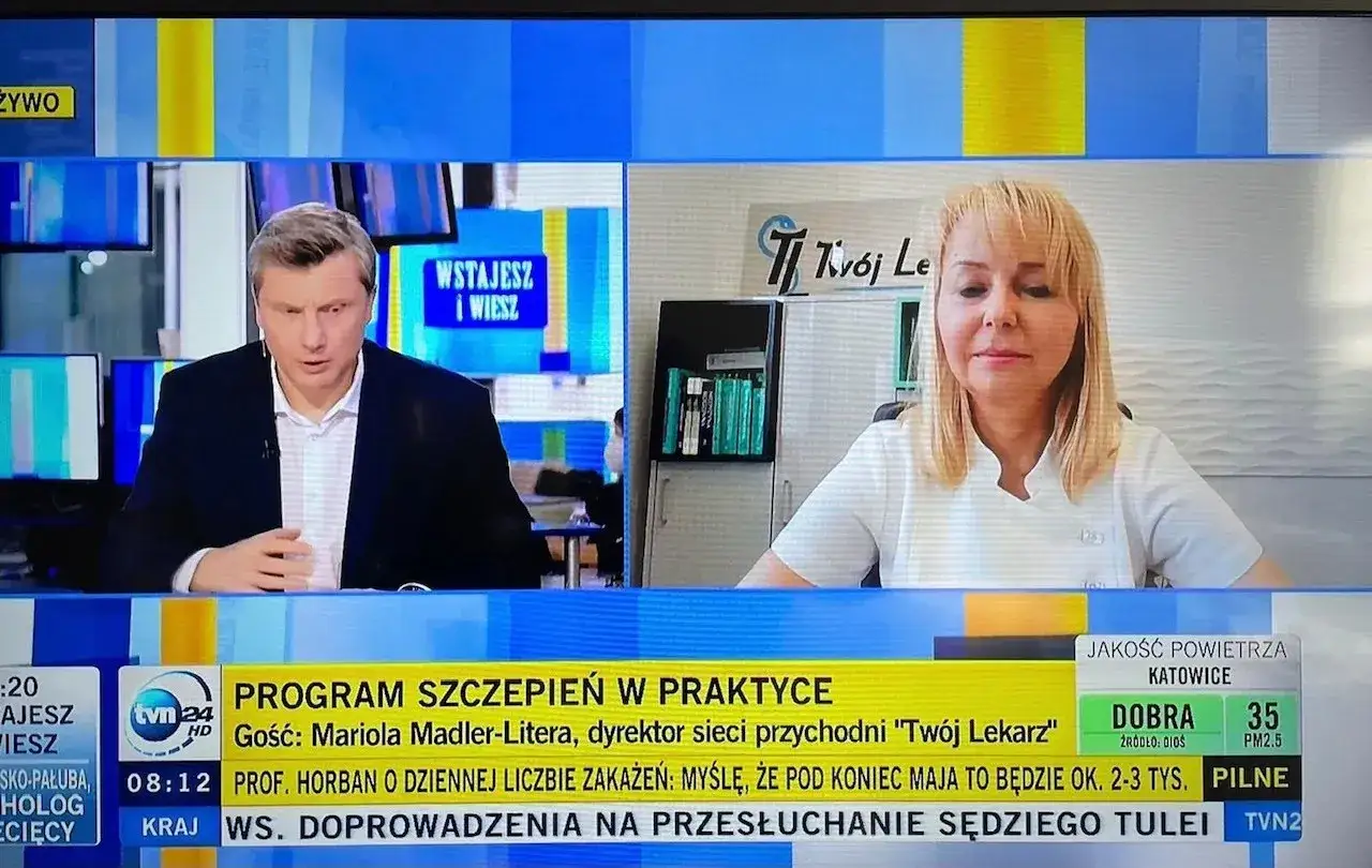 Program szczepień w praktyce. Mariola Madler-Litera o harmonogramie szczepień na covid. Prof. Horban o liczbie zakażeń.
