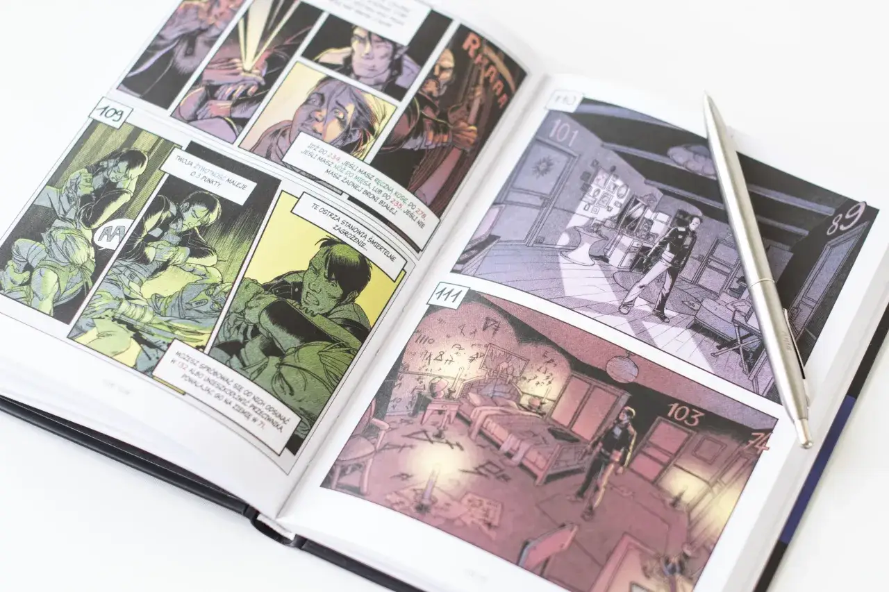 Jak działa komiks paragrafowy mechanika
