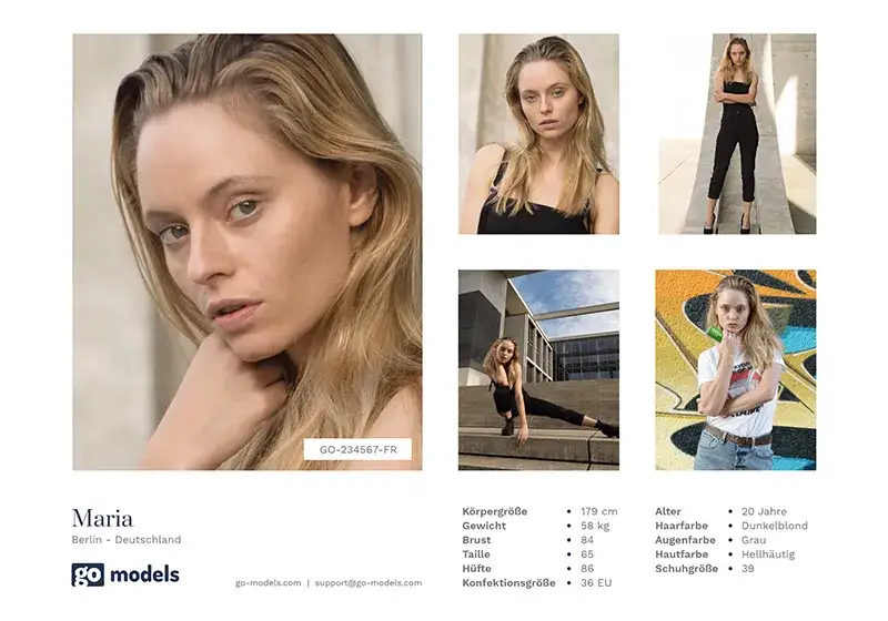 modelka high fashion wymiary