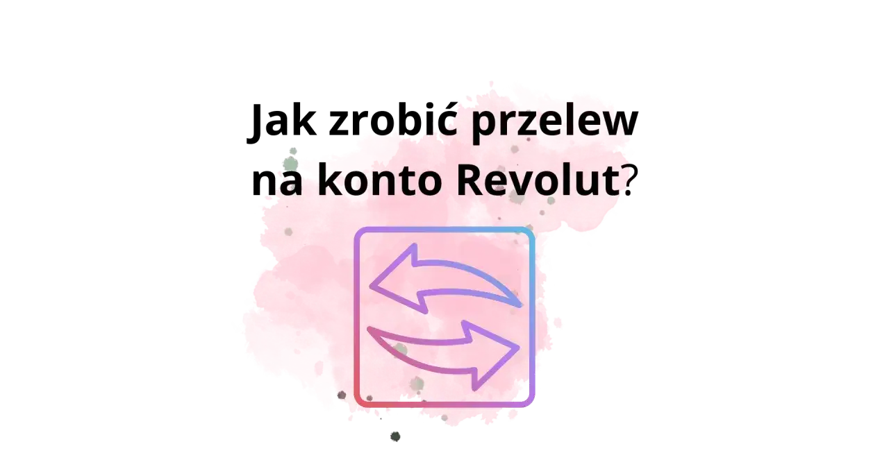 Jak zrobic przelew z Revolut? Ikona dwóch strzałek symbolizuje transfer środków.